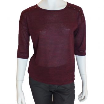 Trendige Herbstkombi für Sie 1 S.Oliver Melangeshirt 3/4 Arm 14.509.39.6500.42W0
