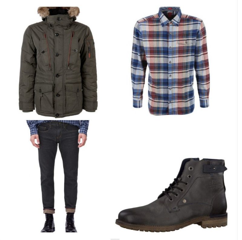 Maskulines Winteroutfit