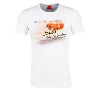 Sommerliche Print-Shirts für Ihn 3 S.Oliver Slim Fit Shirt mit Surfer Print