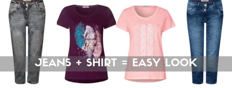 Jeans + Shirt = Easy Look