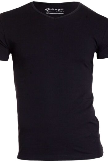 GARAGE Body Fit T-Shirt mit V-Ausschnitt 7 GARAGE Body Fit T-Shirt mit V-Ausschnitt