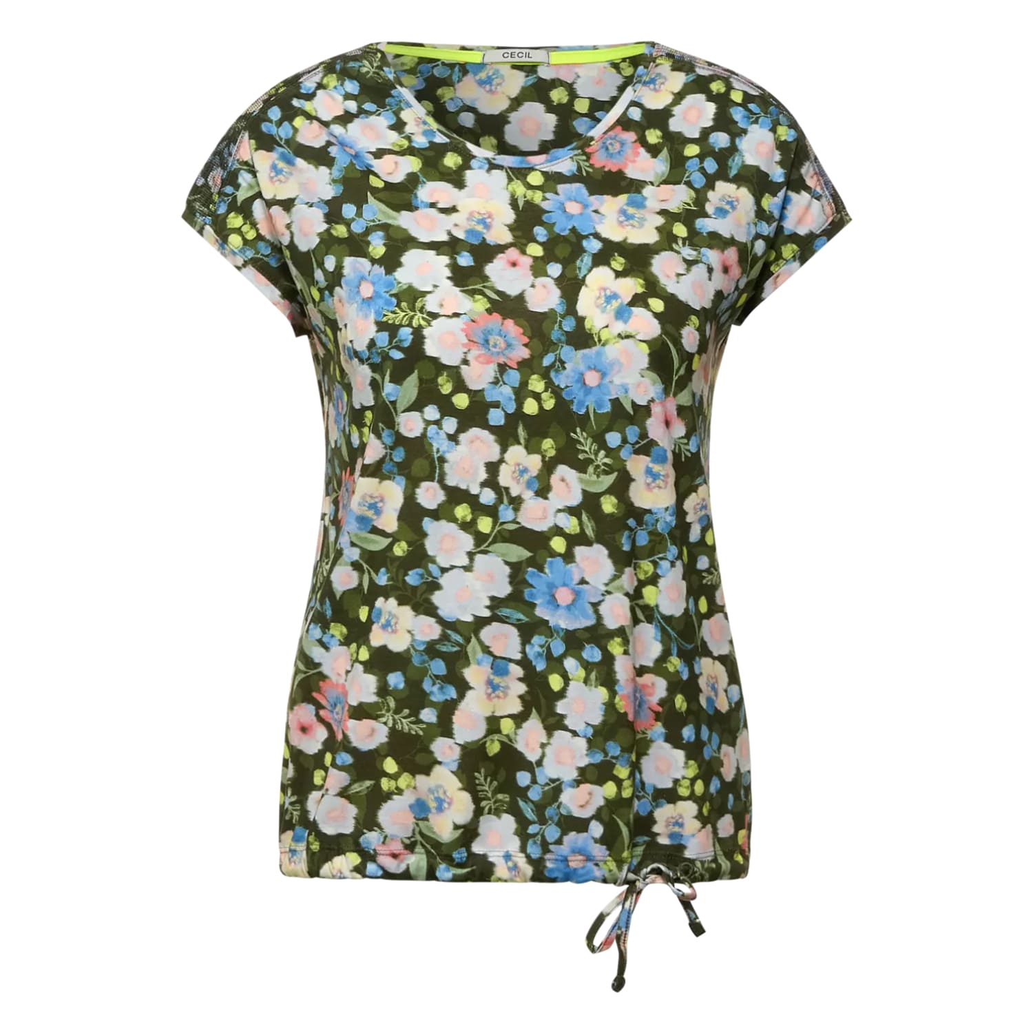 CECIL T-Shirt mit femininem Blumen Muster