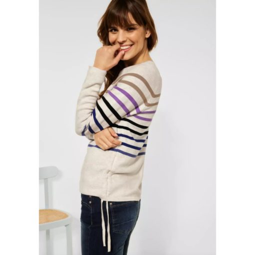 Leichter Pullover mit Streifen Muster von CECIL
