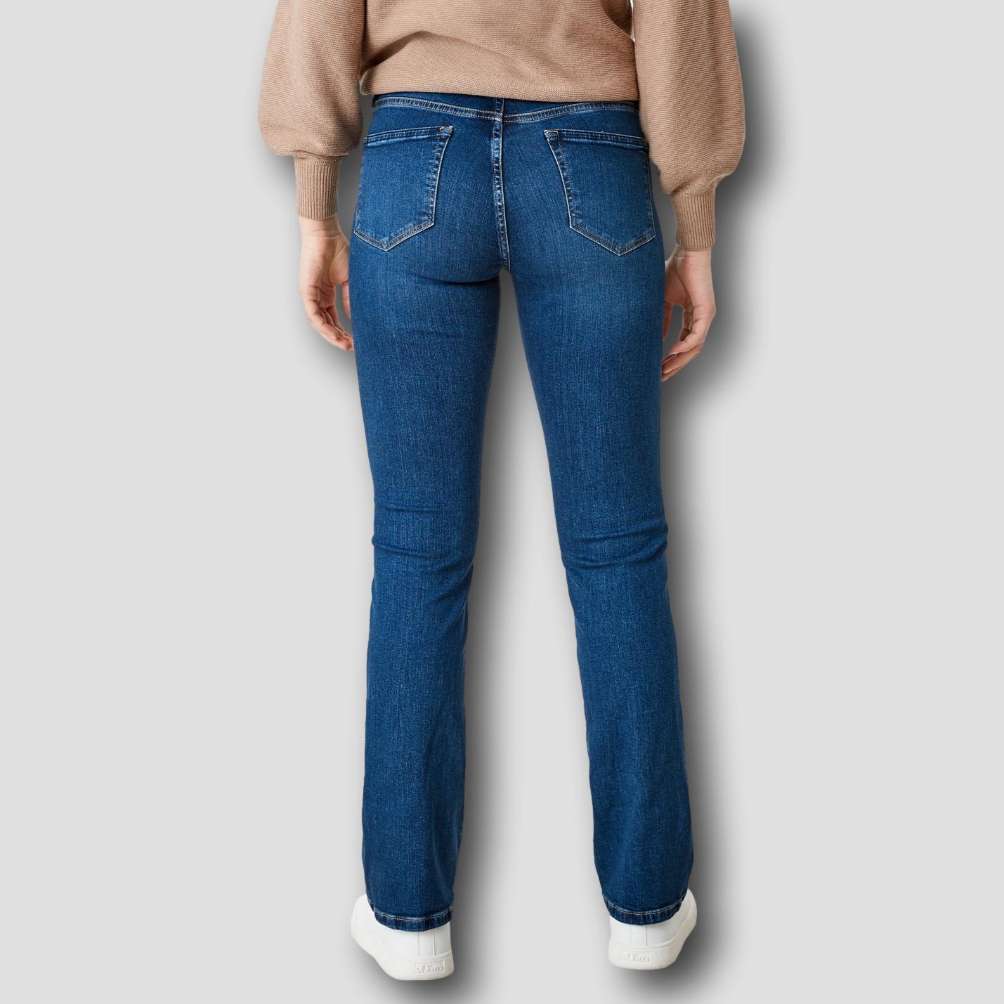 DAMEN Jeans Flared jeans Print Rabatt 73 % Blau S P&Y Flared jeans 