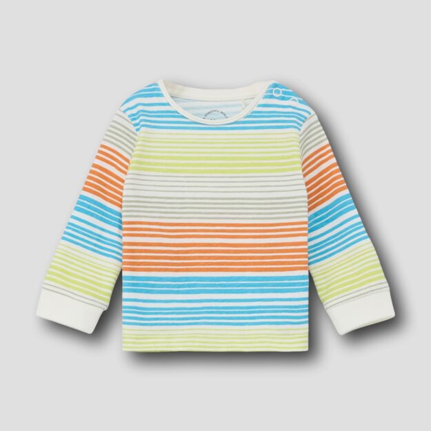 Baby T-Shirt mit Streifenprint