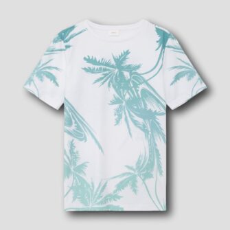 T-Shirt mit floralem Print für Kids