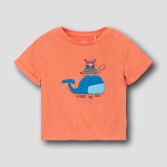 Baby T-Shirt mit Wal-Artwork