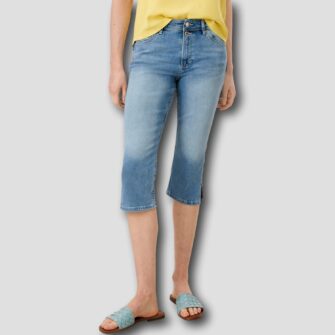 Capri Jeans in sommerlicher Waschung