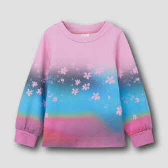 Kids Sweatshirt mit farbenfrohem Allover Print