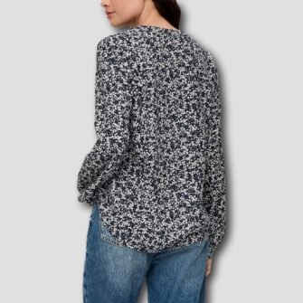 Bluse im Tunika Style mit Allover Print