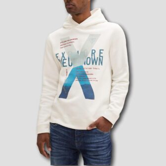 Kapuzensweater mit Frontprint