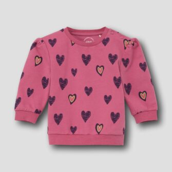 Baby Sweatshirt mit Herz-Print
