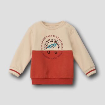 Baby Sweatshirt mit Colour Blocking