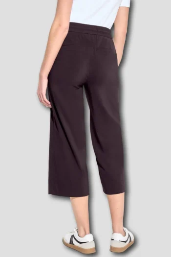 Leichte Culotte Hose mit Gummibund 10 Leichte Culotte Hose mit Gummibund