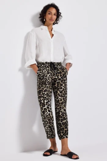 Gemusterte Wide Leg Hose 20 Gemusterte Wide Leg Hose – Bild 5