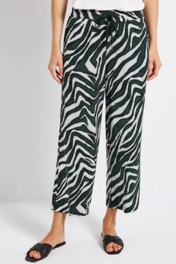 Gemusterte Wide Leg Hose 18 Gemusterte Wide Leg Hose – Bild 3