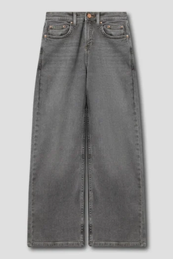 Wide-Leg-Jeans in Grey Denim 7 Wide-Leg-Jeans in Grey Denim
