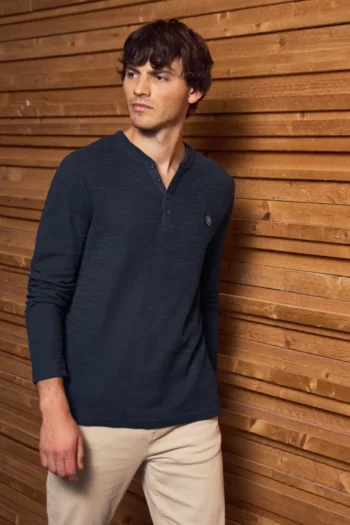 Softes Slub Henleyshirt 32 Softes Slub Henleyshirt – Bild 3