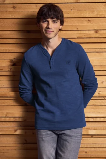 Softes Slub Henleyshirt 33 Softes Slub Henleyshirt – Bild 4
