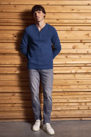 Softes Slub Henleyshirt 41 Softes Slub Henleyshirt – Bild 12