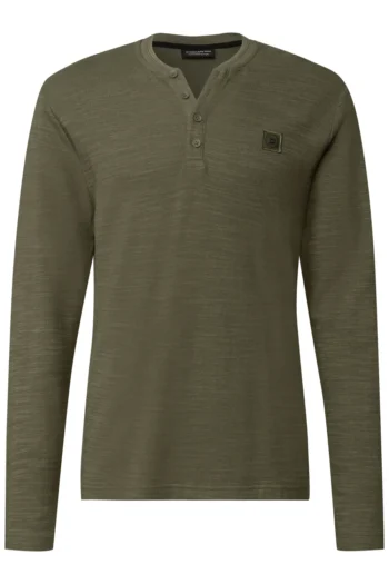 Softes Slub Henleyshirt 43 Softes Slub Henleyshirt