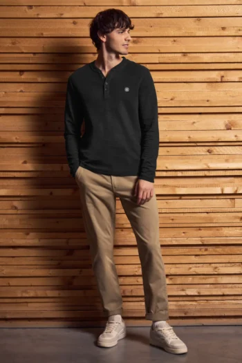 Softes Slub Henleyshirt 49 Softes Slub Henleyshirt – Bild 20