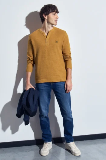 Softes Slub Henleyshirt 52 Softes Slub Henleyshirt – Bild 23