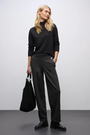 Straight Leg Hose mit Knopfdetails 7 Straight Leg Hose mit Knopfdetails – Bild 3