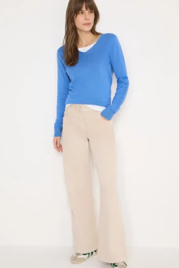 Basic Pullover mit V-Neck 37 Basic Pullover mit V-Neck – Bild 13