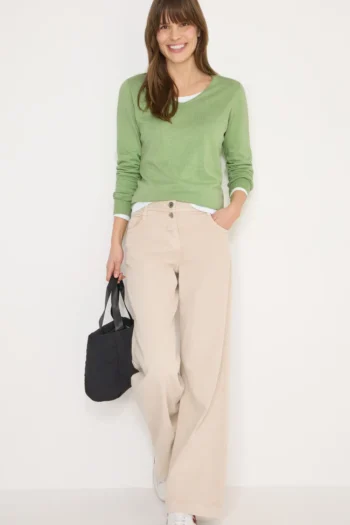 Basic Pullover mit V-Neck 41 Basic Pullover mit V-Neck – Bild 17