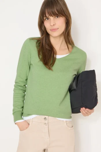 Basic Pullover mit V-Neck 43 Basic Pullover mit V-Neck – Bild 19
