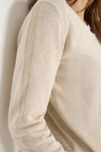 Basic Pullover mit V-Neck 46 Basic Pullover mit V-Neck – Bild 22
