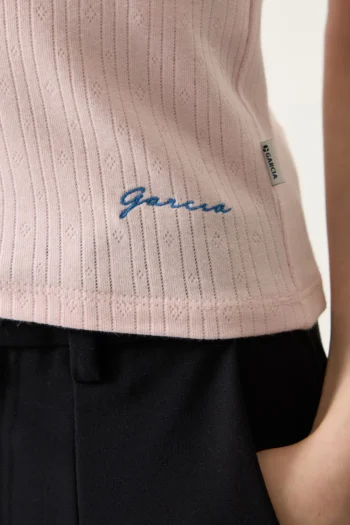 Ripp-Shirt mit dezentem Textildruck 8 Ripp-Shirt mit dezentem Textildruck – Bild 3