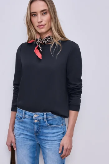 Basic Sweatshirt von Street One 26 Basic Sweatshirt von Street One – Bild 3