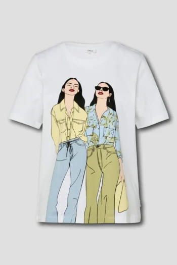 T-Shirt mit großem Frontprint 6 T-Shirt