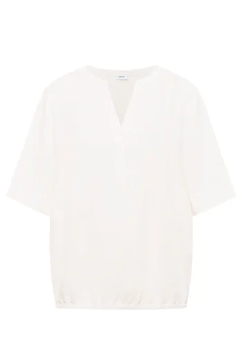 Kurzarm Bluse mit Split Neck 25 Kurzarm Bluse mit Split Neck – Bild 8
