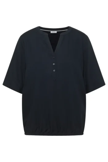 Kurzarm Bluse mit Split Neck 30 Kurzarm Bluse mit Split Neck – Bild 13