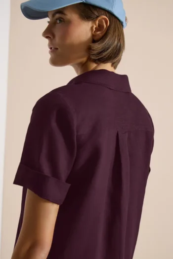 Knielanges Kleid aus reinem Leinen 9 Knielanges Kleid aus reinem Leinen – Bild 4