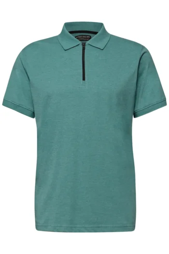 Kurzarm Poloshirt mit Zipper-Kragen 16 Kurzarm Poloshirt mit Zipper-Kragen – Bild 7