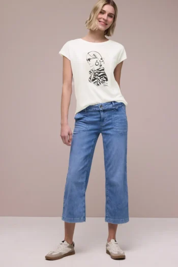 Dropped Shoulder Shirt mit Print 22 Dropped Shoulder Shirt mit Print – Bild 7
