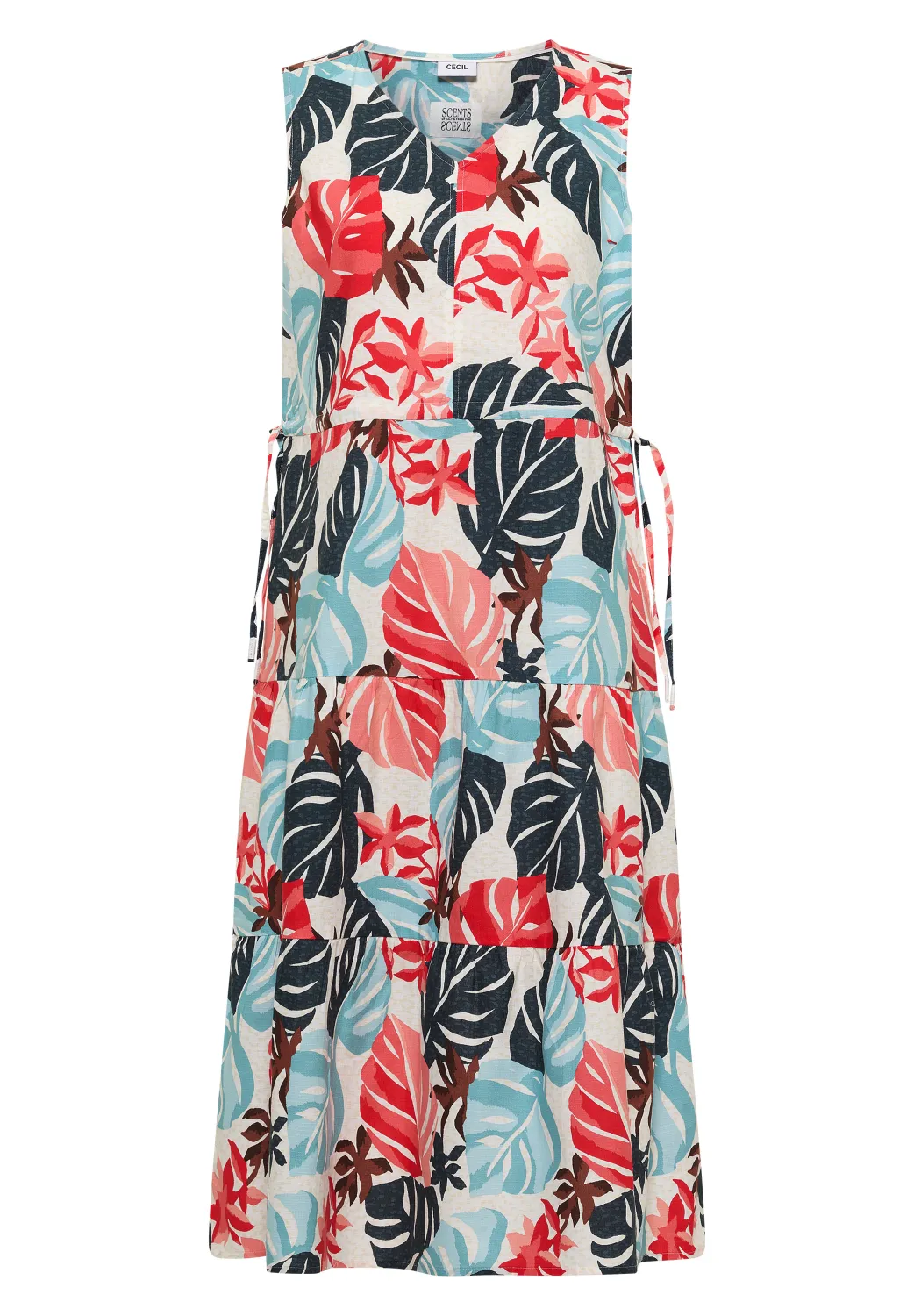 Midikleid mit V-Neck und Print 6 Midikleid mit V-Neck und Print – Bild 6
