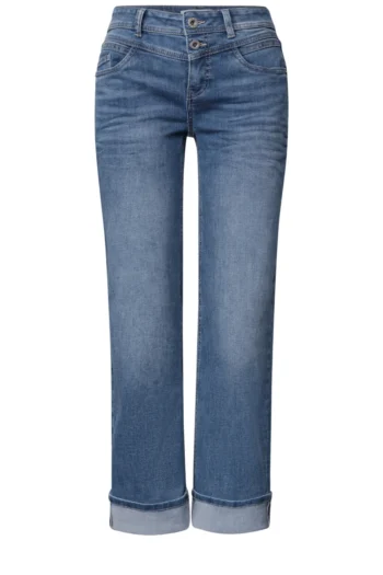 Straight Leg Jeans im Casual Fit mit Turn-Up 9 Straight Leg Jeans im Casual Fit mit Turn-Up – Bild 5
