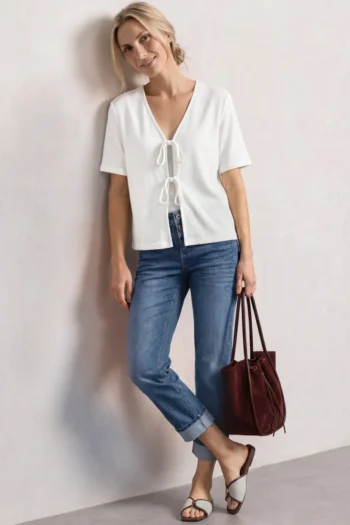 Straight Leg Jeans im Casual Fit mit Turn-Up 7 Straight Leg Jeans im Casual Fit mit Turn-Up – Bild 3