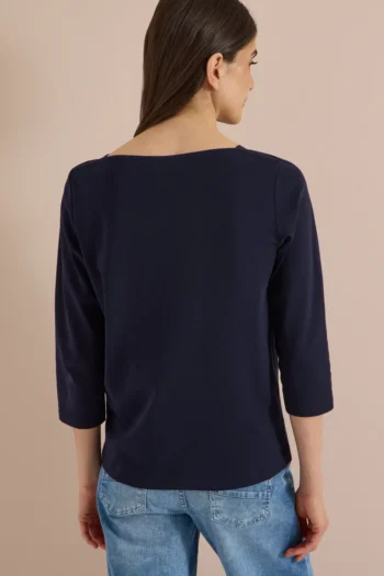 Basic Shirt mit U-Boot-Ausschnitt 29 Basic Shirt mit U-Boot-Ausschnitt – Bild 10