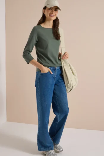 Basic Shirt mit U-Boot-Ausschnitt 37 Basic Shirt mit U-Boot-Ausschnitt – Bild 18