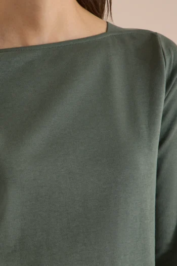 Basic Shirt mit U-Boot-Ausschnitt 38 Basic Shirt mit U-Boot-Ausschnitt – Bild 19