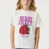 T-Shirt mit Frontprint von Garcia Teens 14 T-Shirt mit Frontprint von Garcia Teens