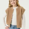Kuschelweste von Garcia Teens 29 5873 camel gold