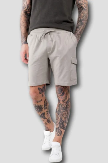 Cargo-Shorts aus weichem Jersey