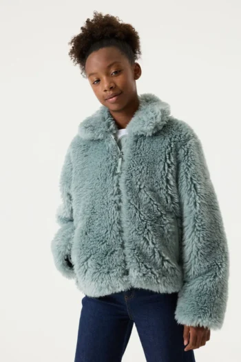 Fake Fur Jacke von Garcia Teens